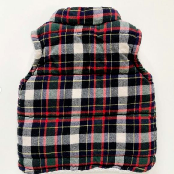 Old Navy Warm Festive Puffer Vest 12-18 mos - Picture 4 of 4
